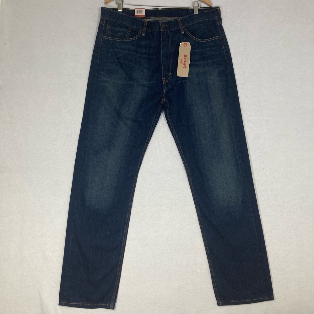 Levi' Strauss & CO Men’s Demin Straight Jeans Regular Blue 505 W 38/L34